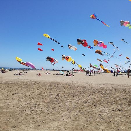 Bel appt T2 4p confortable avec vue mer imprenable Narbonne-Plage Extérieur photo